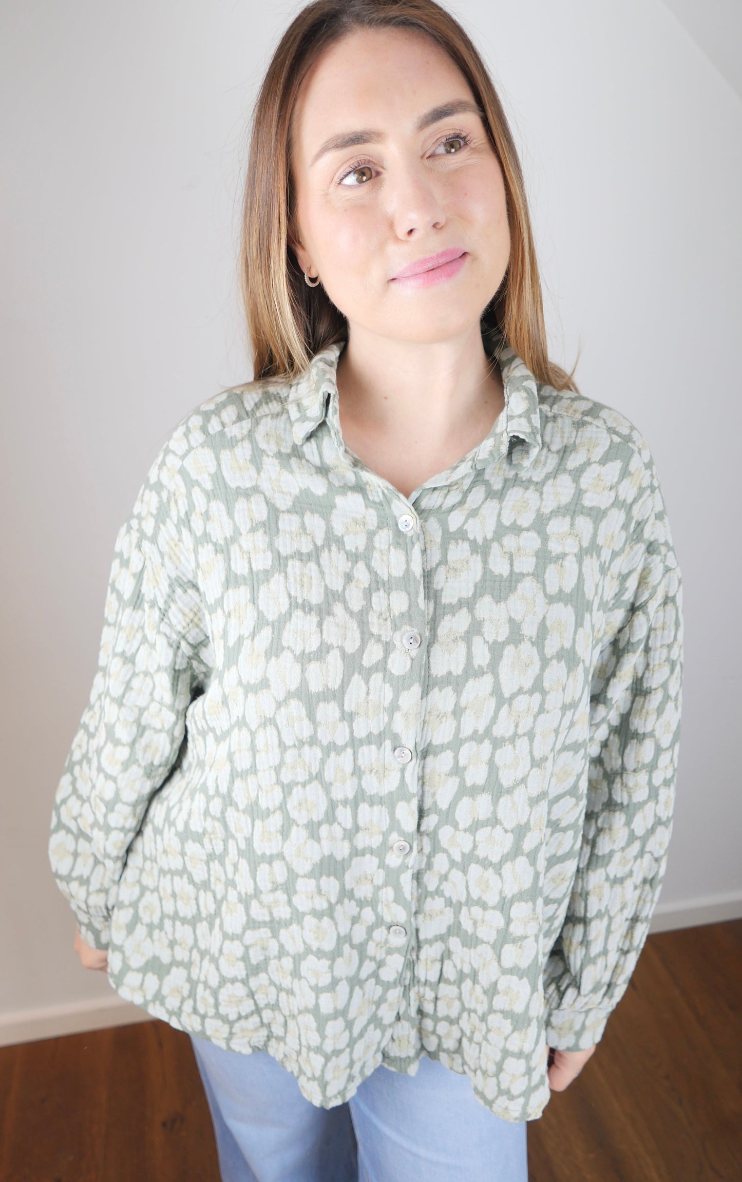 AVA Leo Musselin Khaki - Bylillysophie