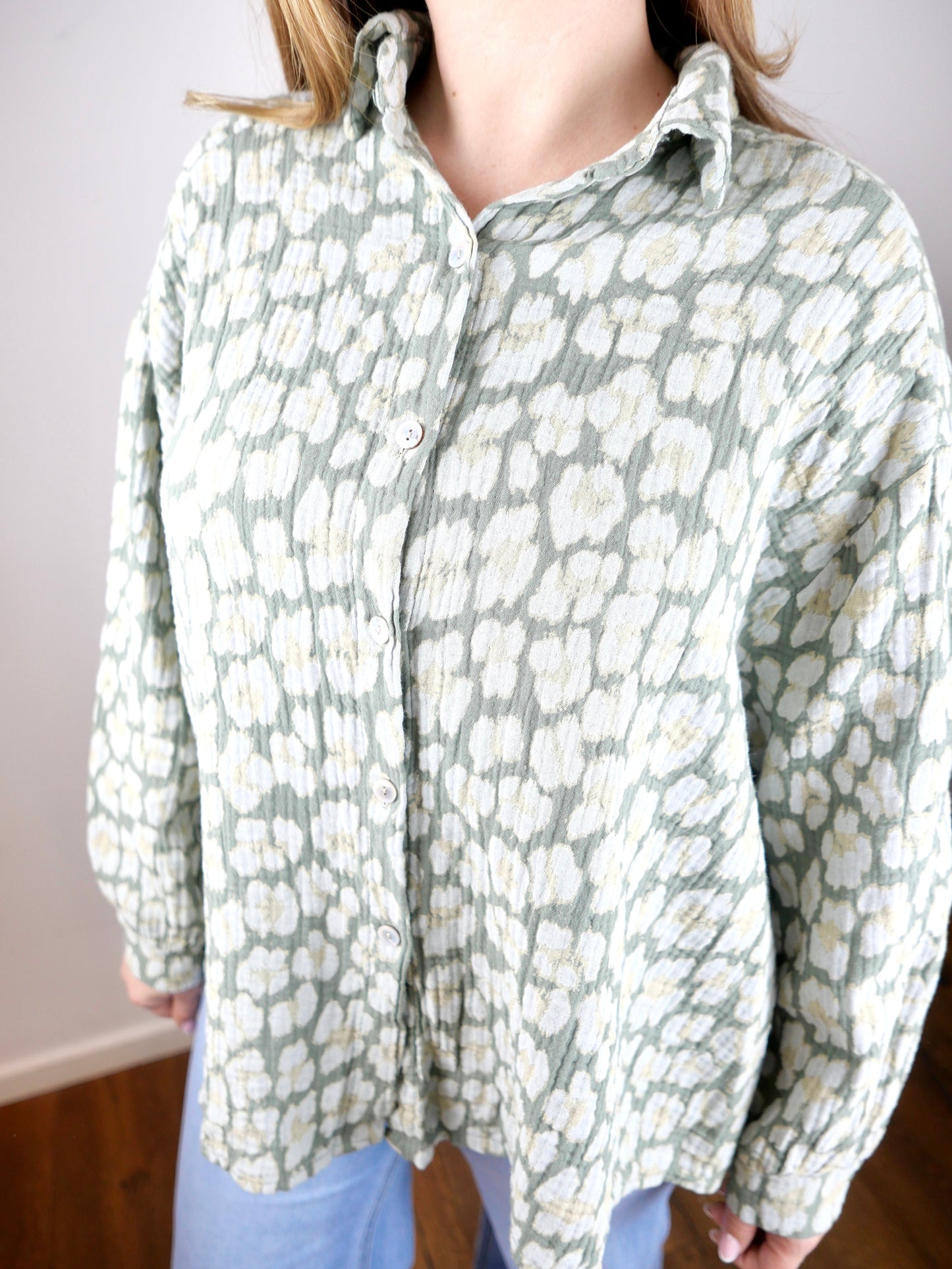 AVA Leo Musselin Khaki - Bylillysophie
