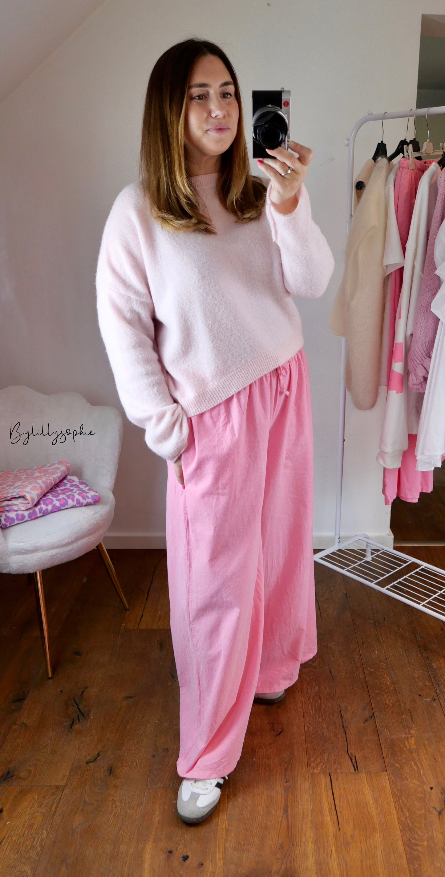 BABYCORD Hose Rosa - Bylillysophie