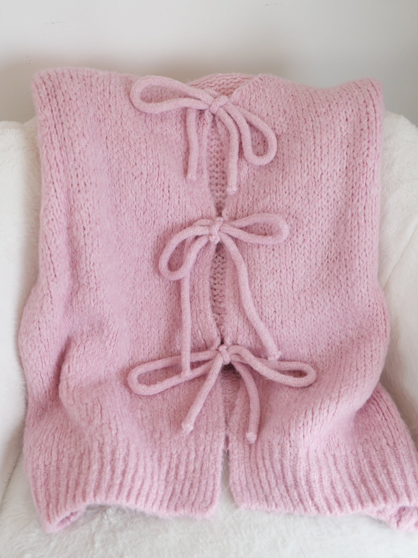 BOW Cardigan 3/4 Arm - Bylillysophie