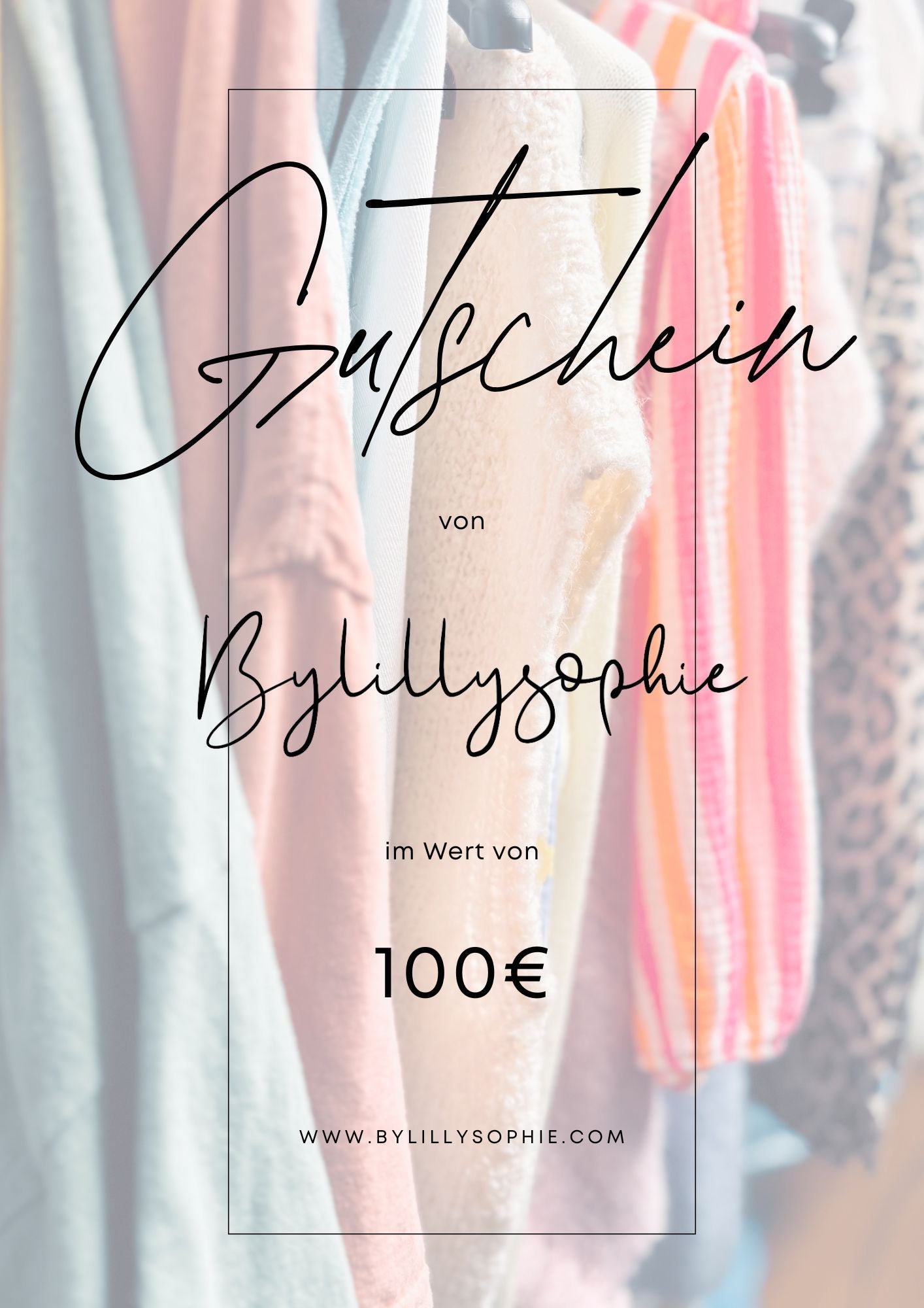 Bylillysophie Gutschein - Bylillysophie
