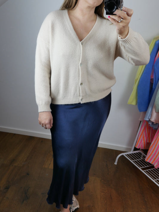 CARDI Strickcardigan Off - White - Bylillysophie