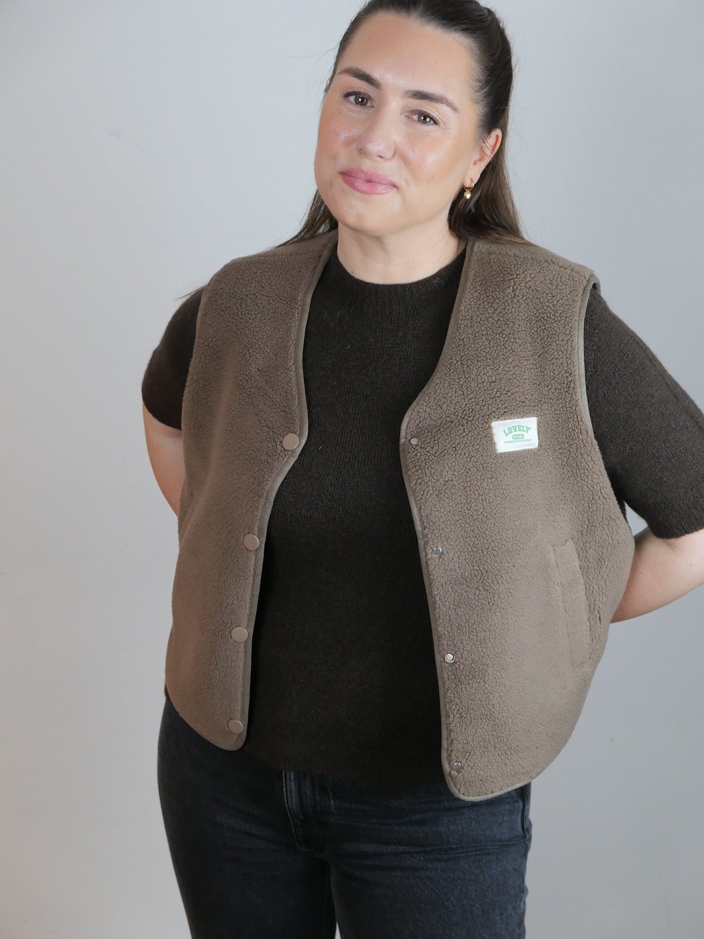 CLÈA Alpaka Shirt Schoko - Bylillysophie.com⎢Mode & Accessoires