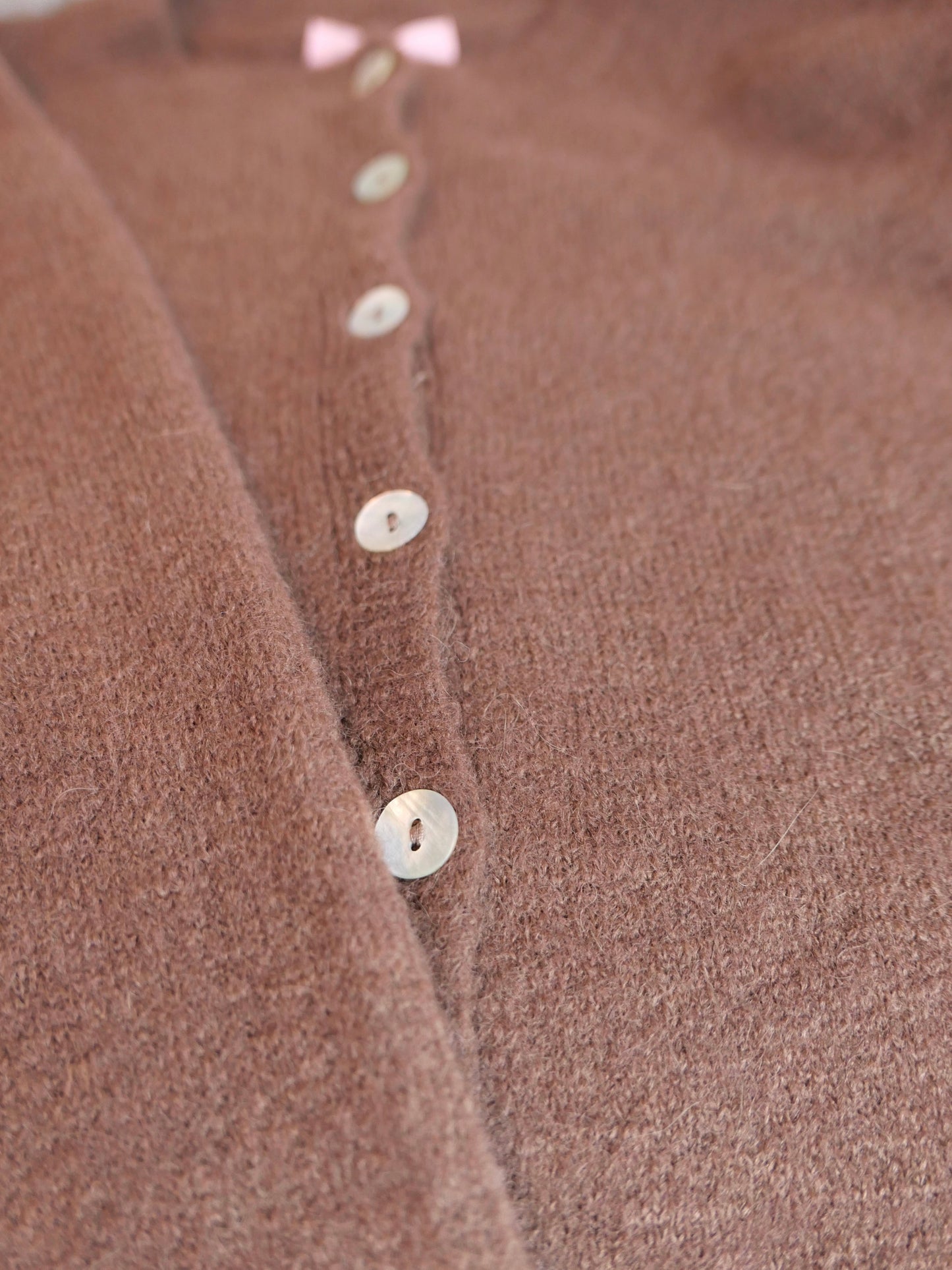 ELVA Alpaka Cardigan Schoko - Bylillysophie.com⎢Mode & Accessoires