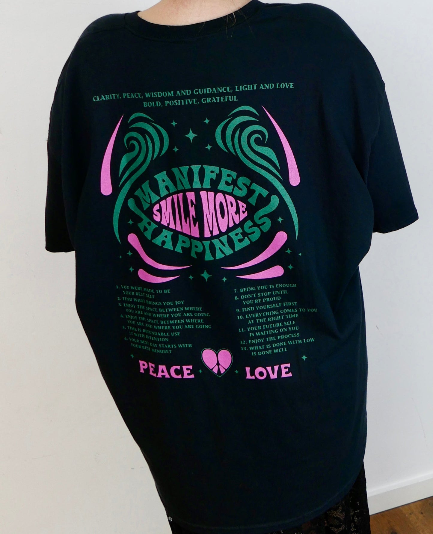 FESTIV Oversize T-Shirt Schwarz - Bylillysophie.com⎢Mode & Accessoires