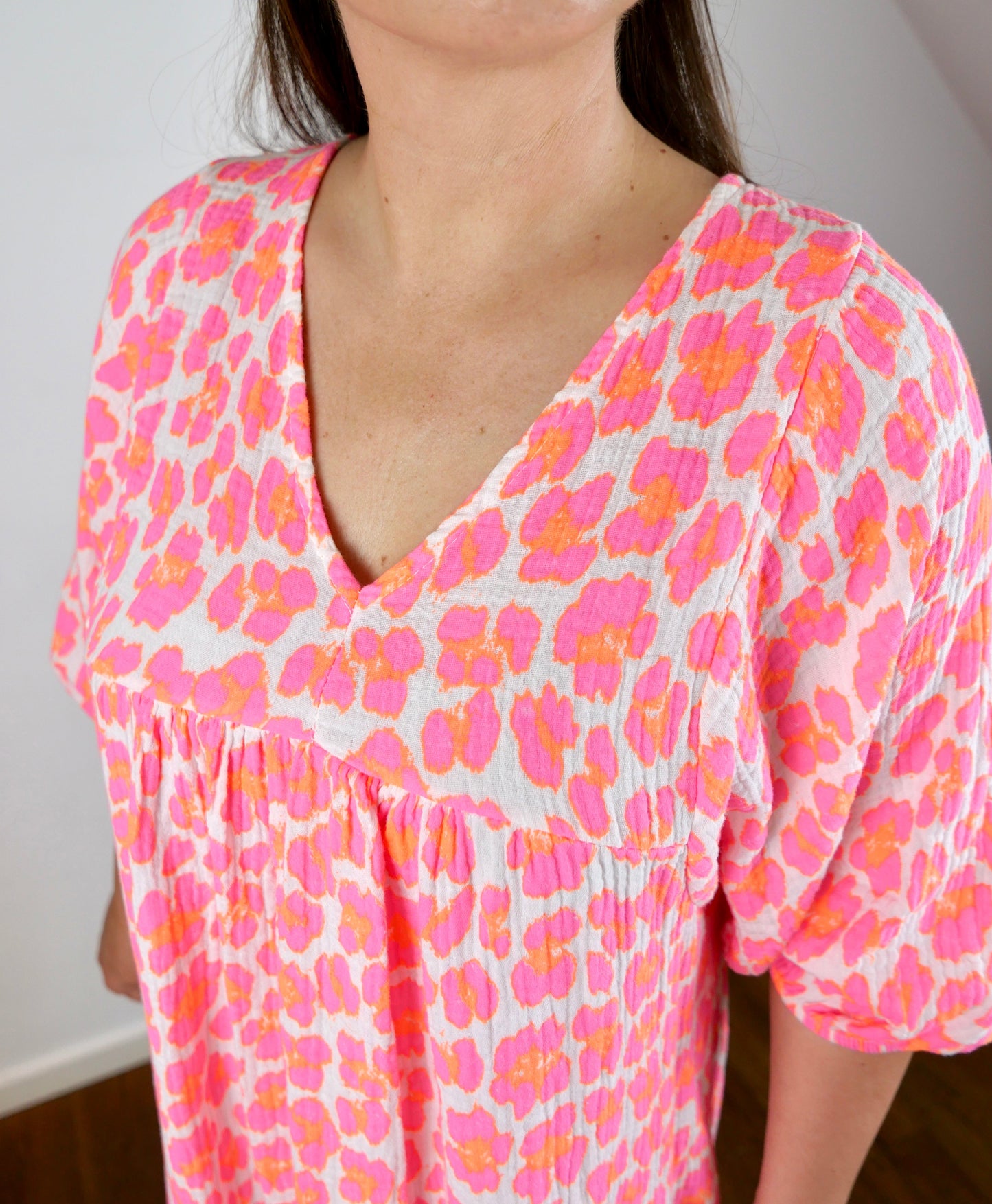 GLOW Musselin Kleid Pink - Bylillysophie.com⎢Mode & Accessoires