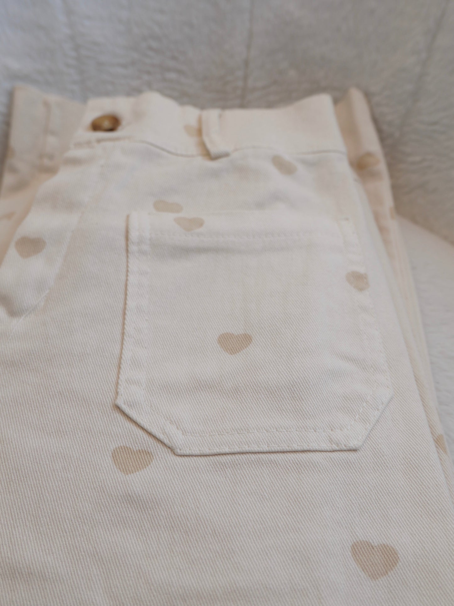HERZCHEN Jeans leinenbeige - Bylillysophie