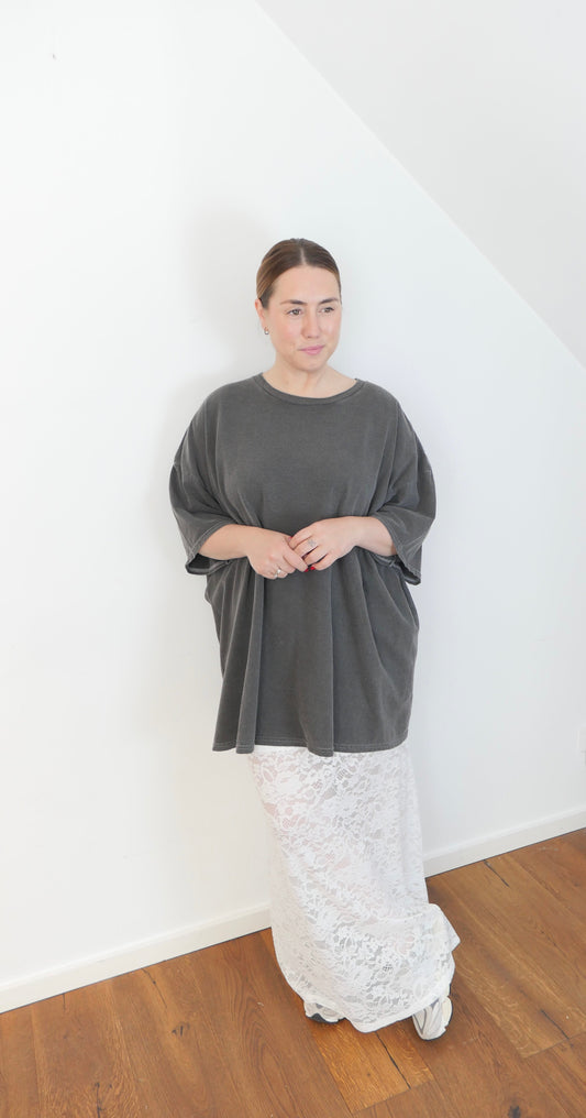 LACE Maxirock Weiss - Bylillysophie.com⎢Mode & Accessoires