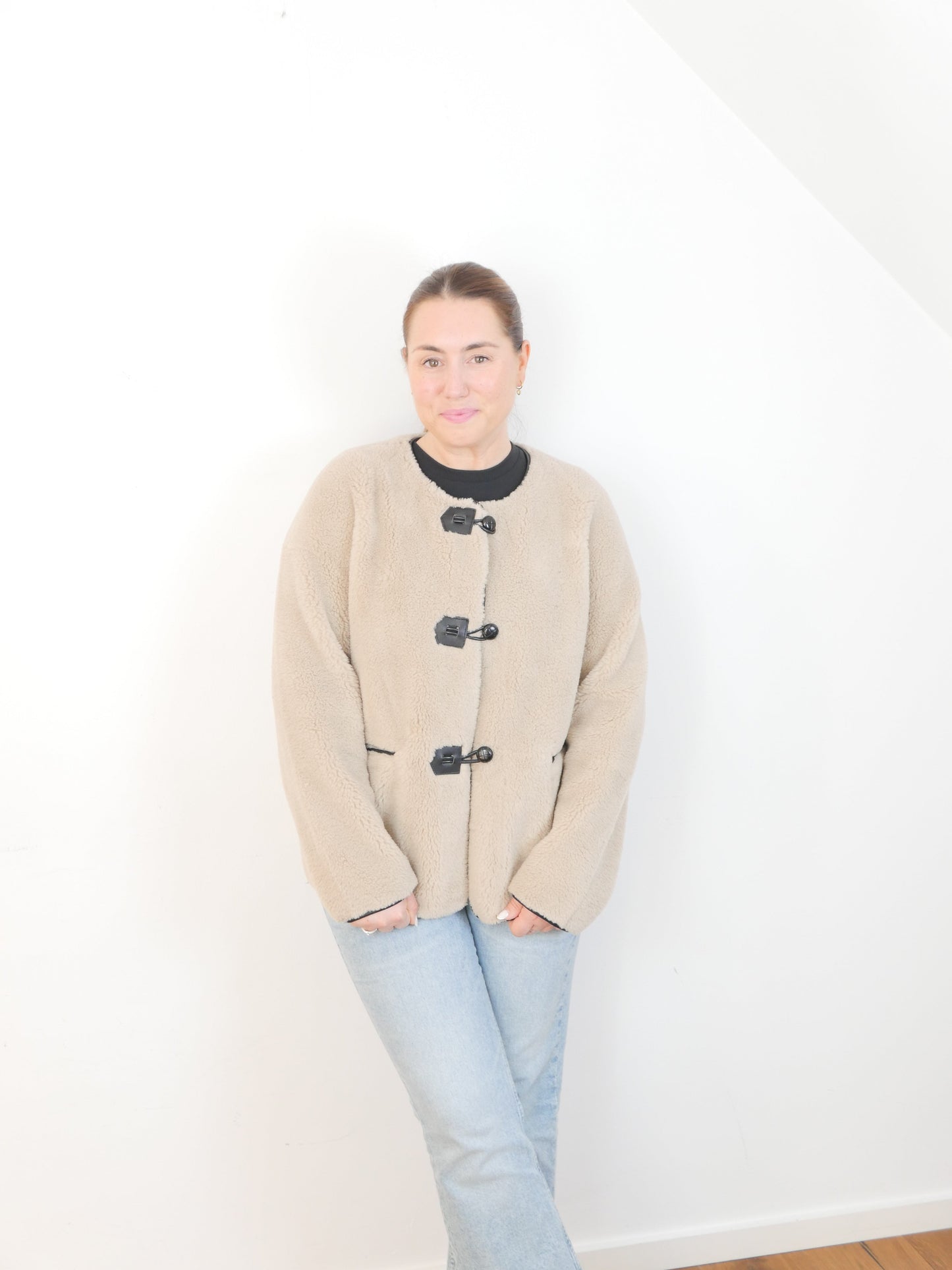 LOUISE Premium Teddy Shearling - Jacke - Bylillysophie.com⎢Mode & Accessoires