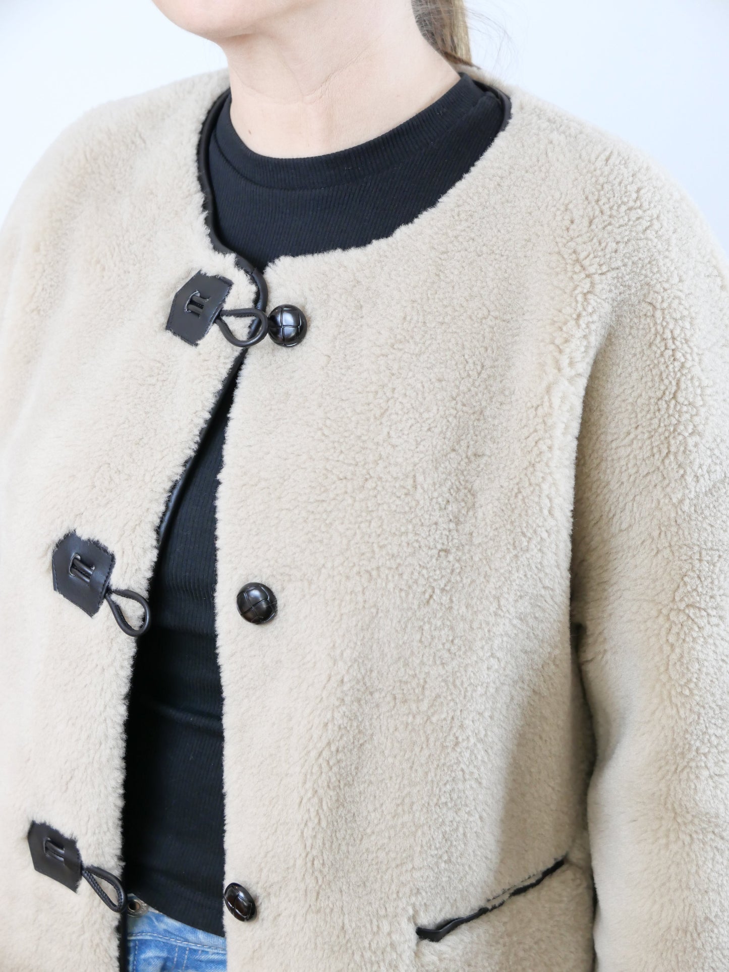 LOUISE Premium Teddy Shearling - Jacke - Bylillysophie.com⎢Mode & Accessoires