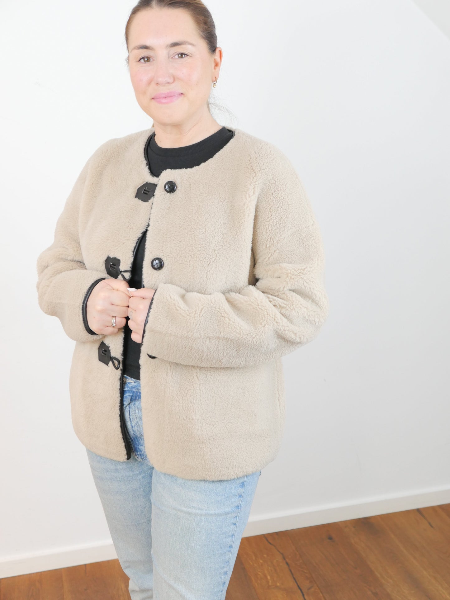 LOUISE Premium Teddy Shearling - Jacke - Bylillysophie.com⎢Mode & Accessoires
