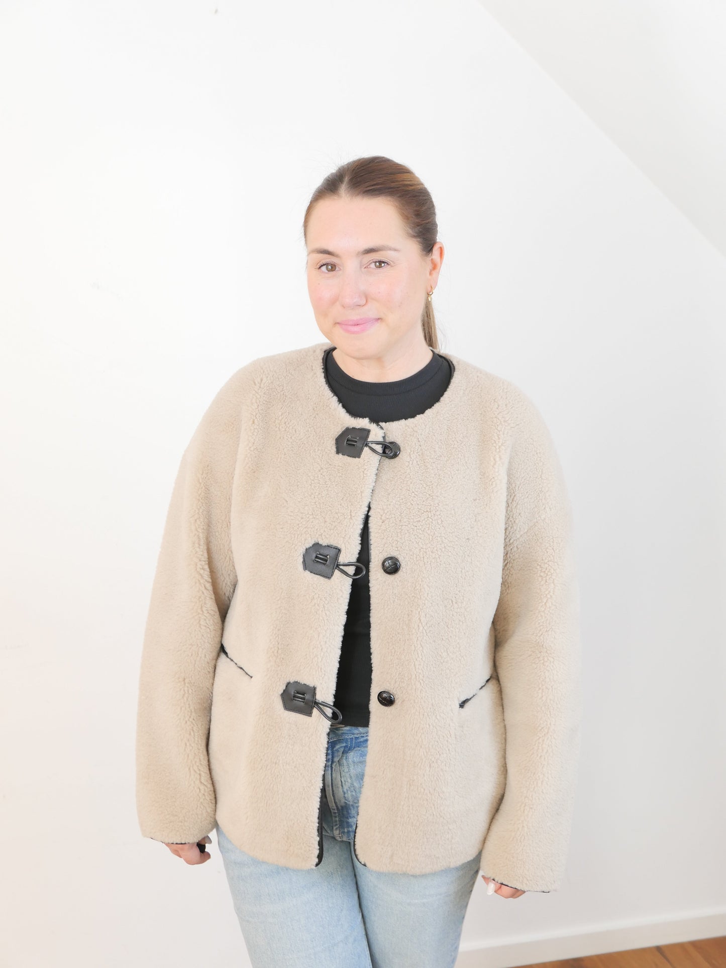 LOUISE Premium Teddy Shearling - Jacke - Bylillysophie.com⎢Mode & Accessoires