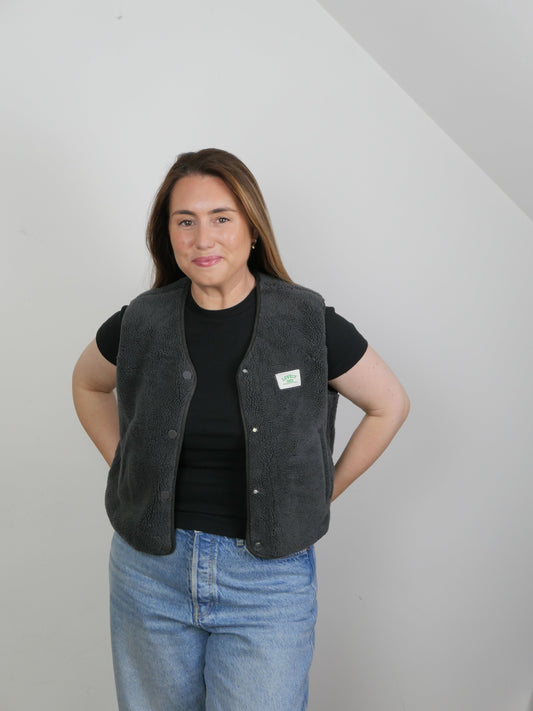 LOVELY Teddy Weste Grau - Bylillysophie.com⎢Mode & Accessoires