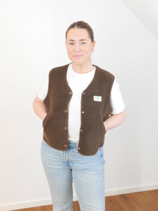 LOVELY Teddy Weste Schoko - Bylillysophie.com⎢Mode & Accessoires