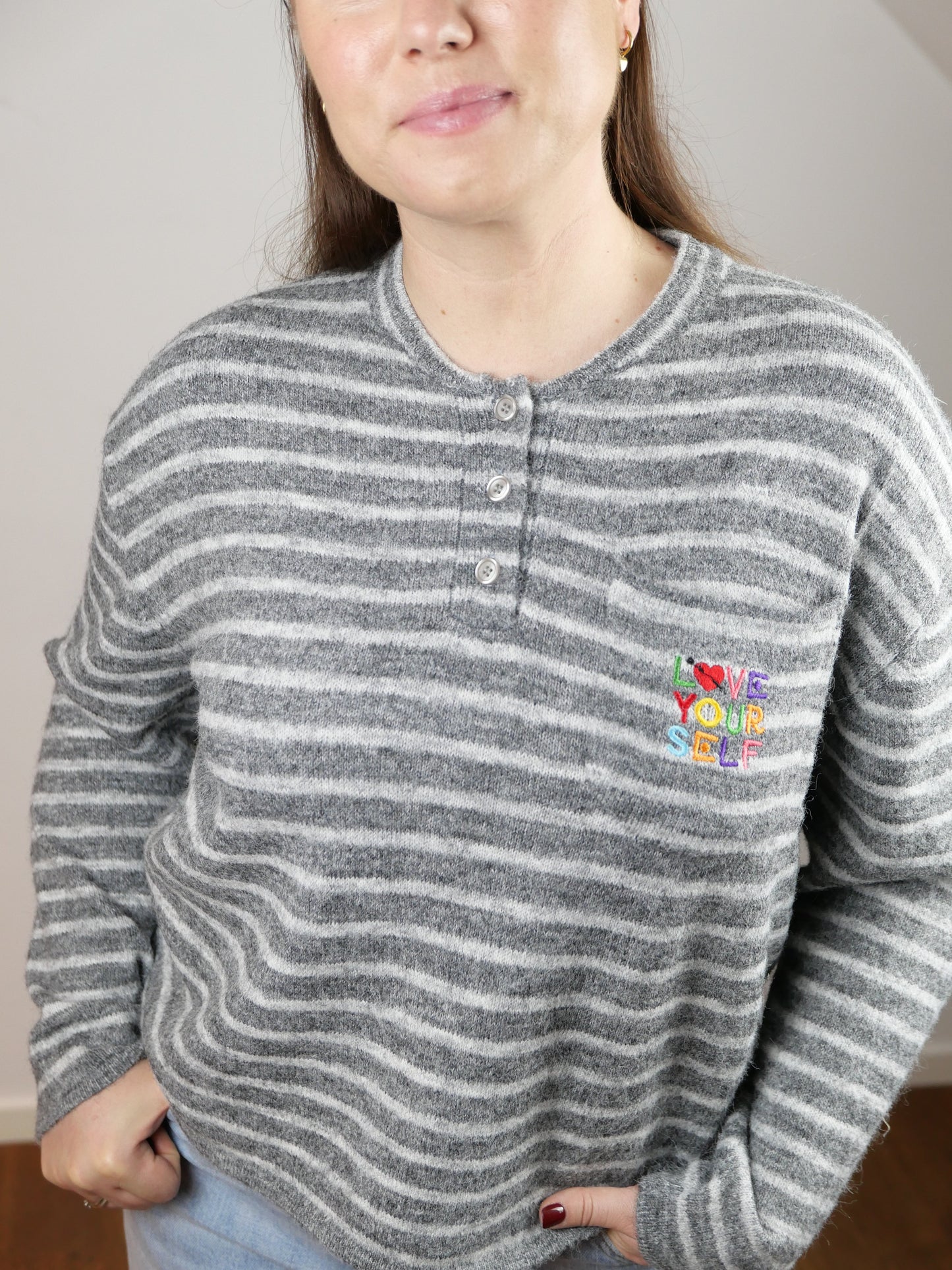 LYS Pullover Graun gestreift - Bylillysophie.com⎢Mode & Accessoires