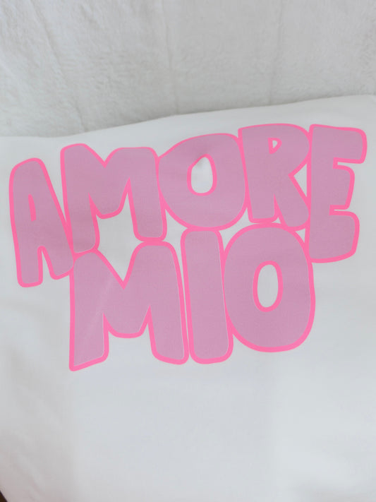 MORE AMORE Kurzarm Sweater Weiss - Bylillysophie.com⎢Mode & Accessoires