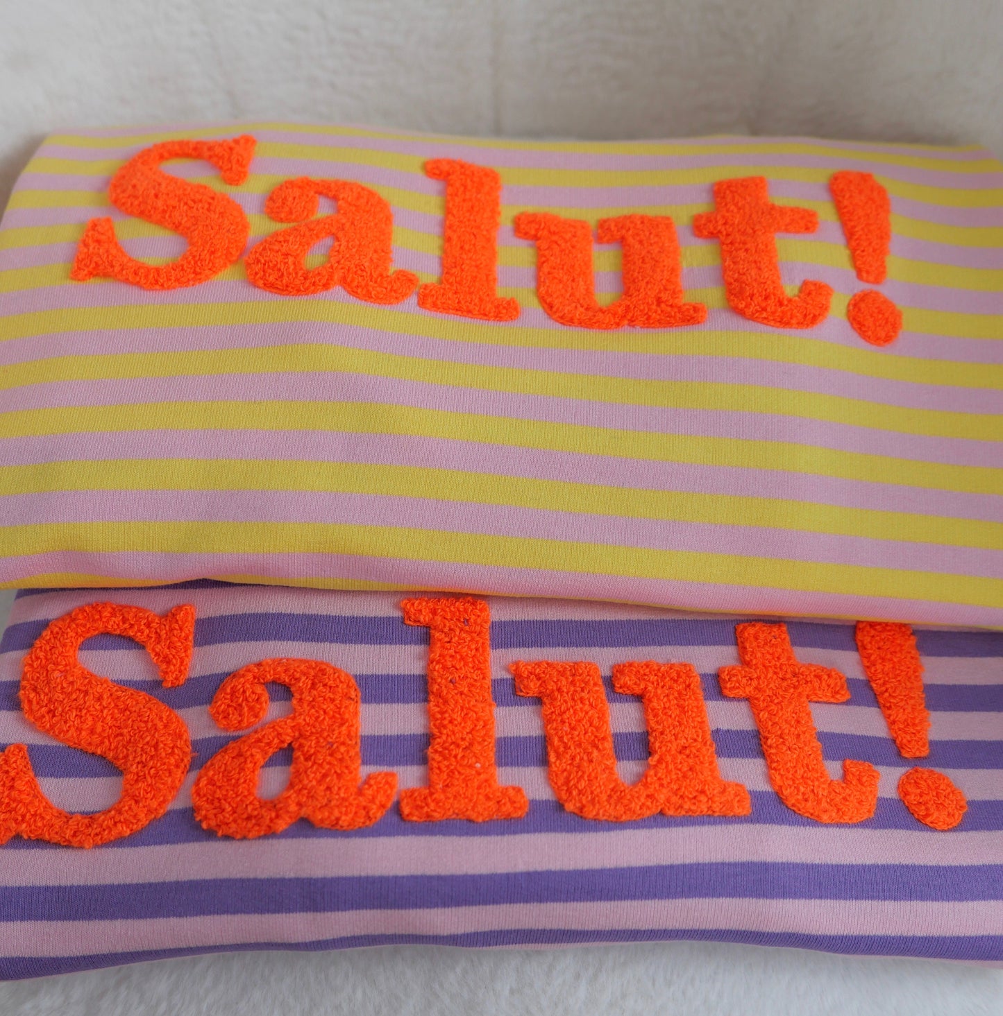 SALUT Kurzarm Sweater Gelb - Bylillysophie.com⎢Mode & Accessoires