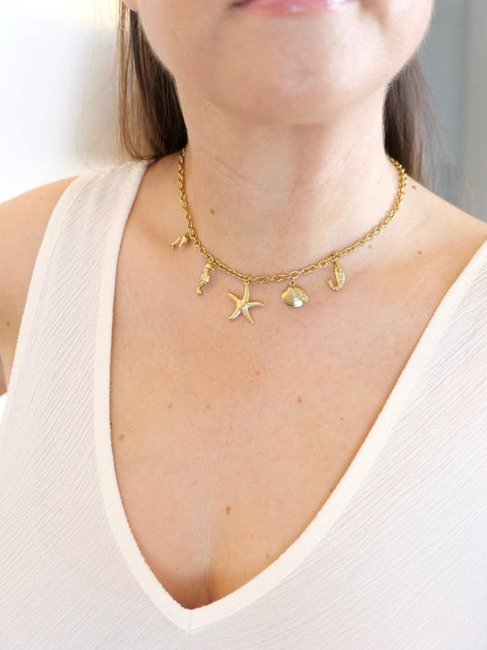 Sea Charms Halskette - Bylillysophie.com⎢Mode & Accessoires
