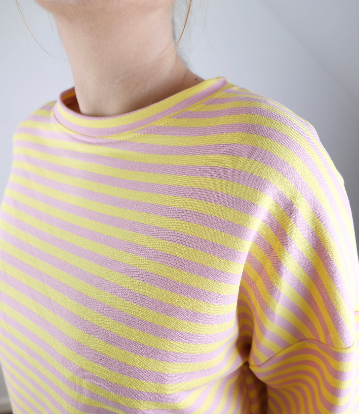 SOFT STRIPES T-Shirt Gelb/Rosa - Bylillysophie