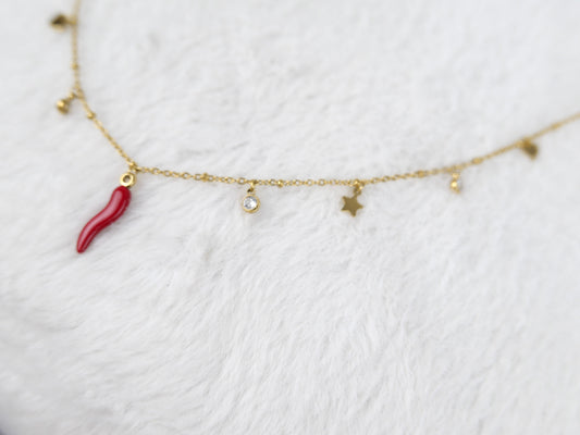 SPICY Halskette vergoldet - Bylillysophie