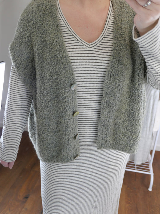 STRIPES Kleid khaki - Bylillysophie