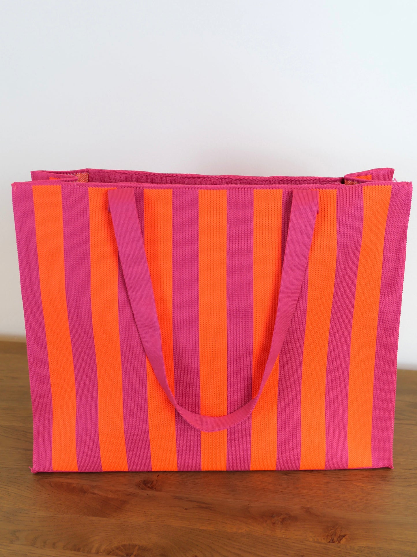 Sunset Stripes Shopper Orange/Pink - Bylillysophie.com⎢Mode & Accessoires
