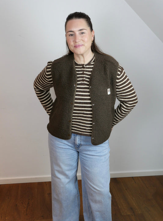 TED Teddy Weste Mocha Mousse - Bylillysophie.com⎢Mode & Accessoires