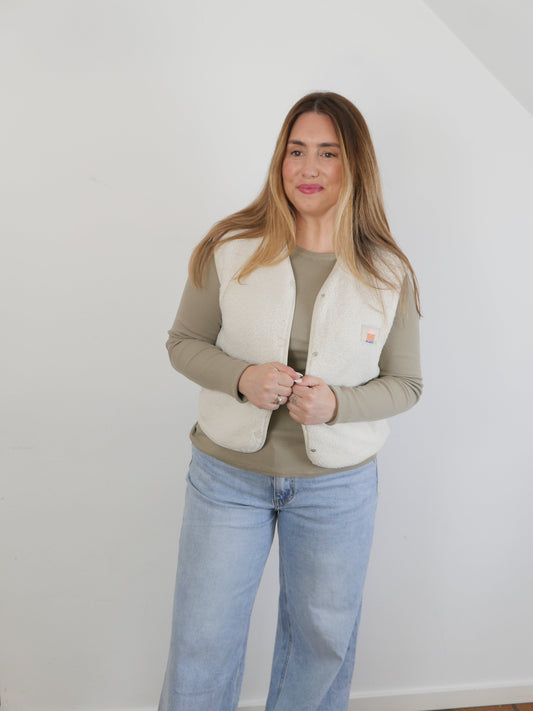 Ted Teddy Weste Off - White - Bylillysophie.com⎢Mode & Accessoires