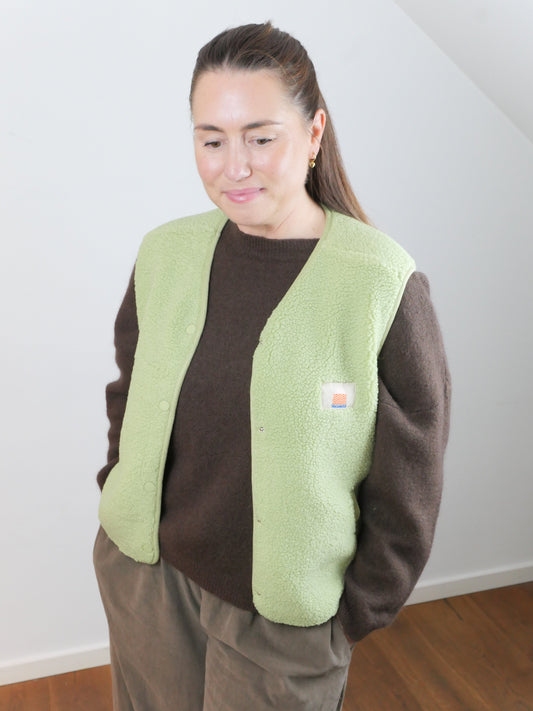 TED Teddy Weste Pistachio - Bylillysophie.com⎢Mode & Accessoires