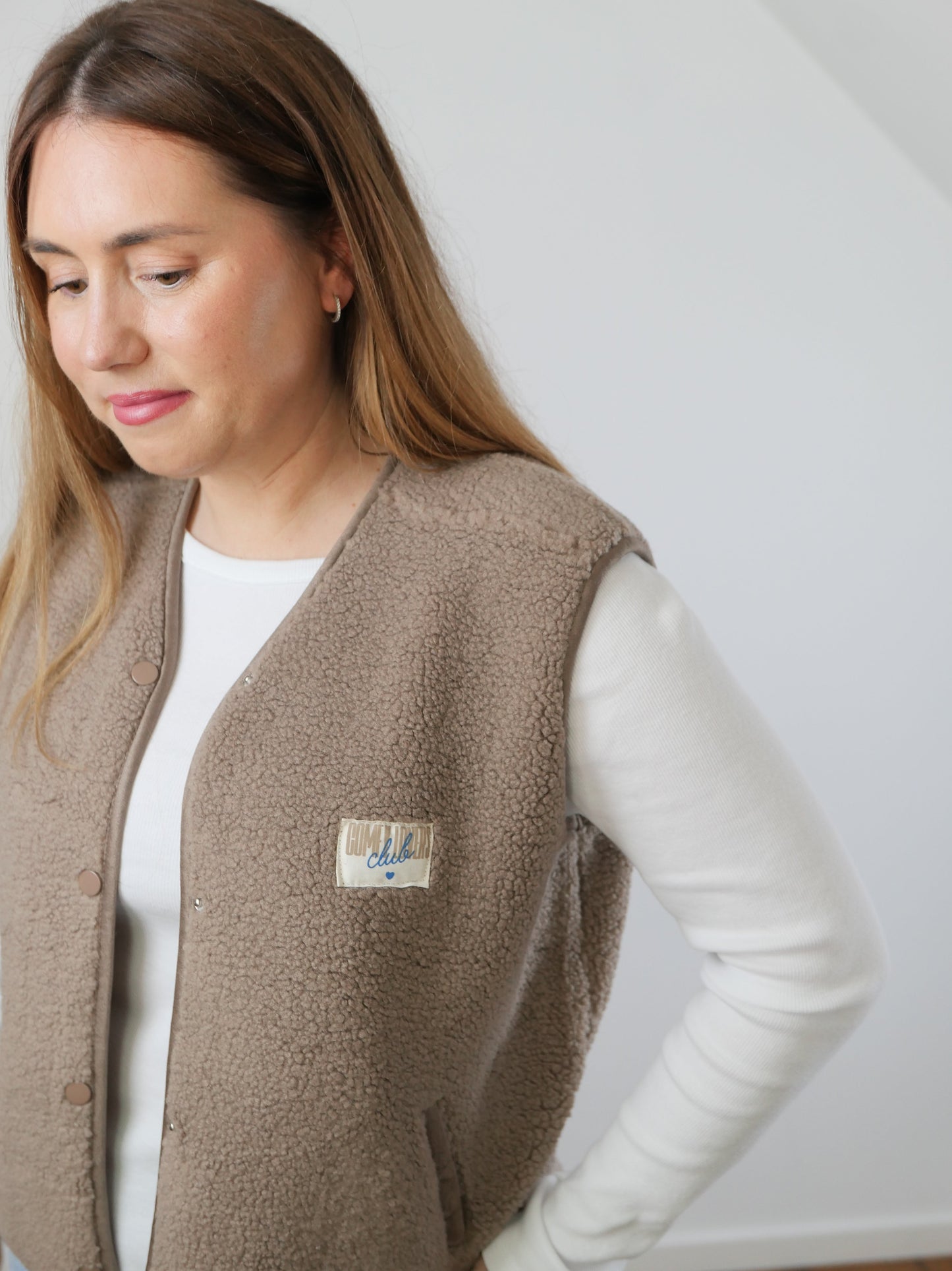 Ted Teddy Weste Taupe - Bylillysophie.com⎢Mode & Accessoires