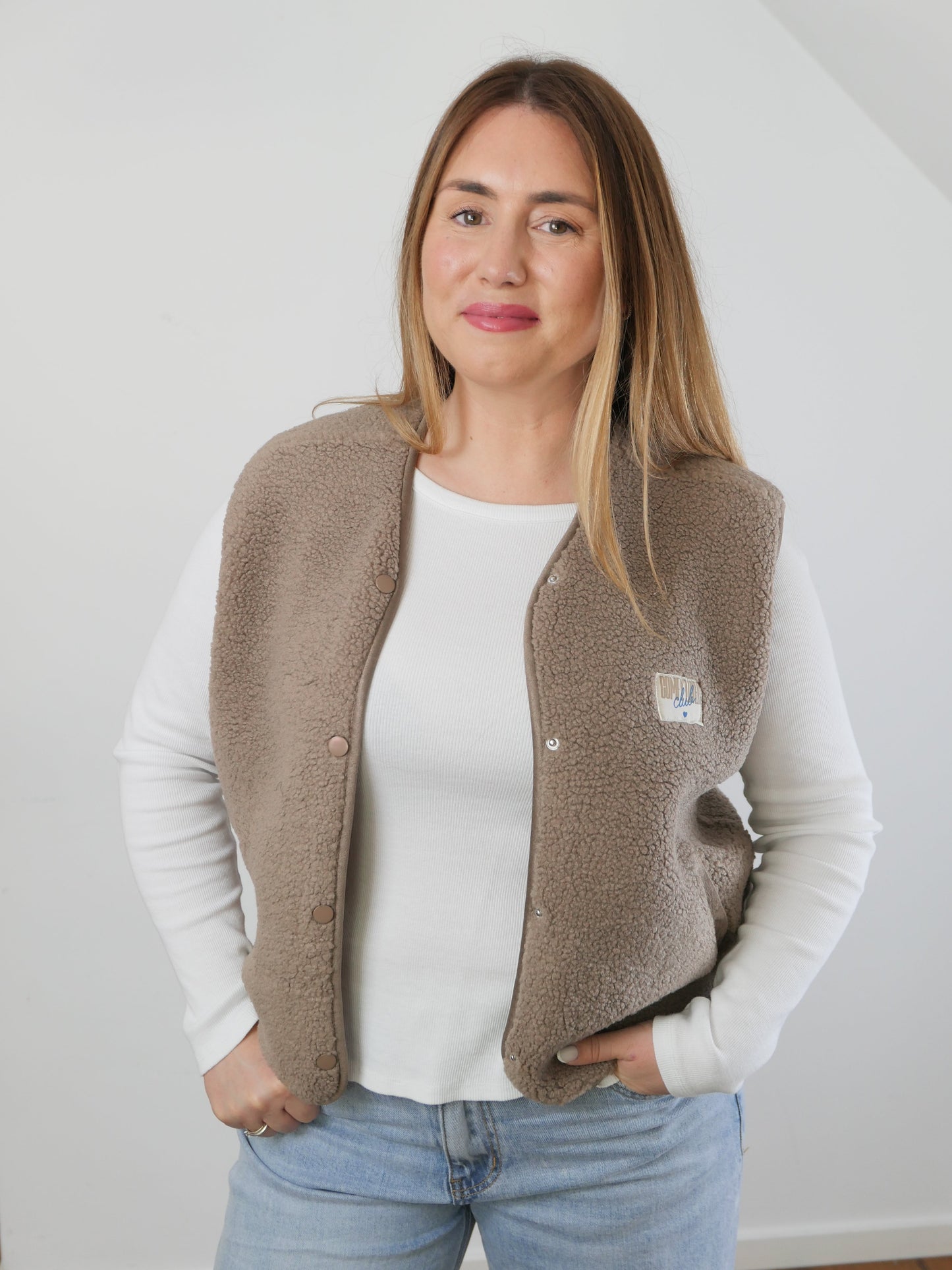 Ted Teddy Weste Taupe - Bylillysophie.com⎢Mode & Accessoires
