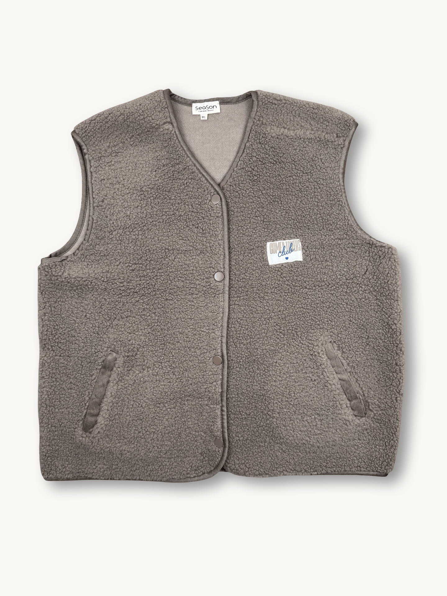 Ted Teddy Weste Taupe - Bylillysophie.com⎢Mode & Accessoires