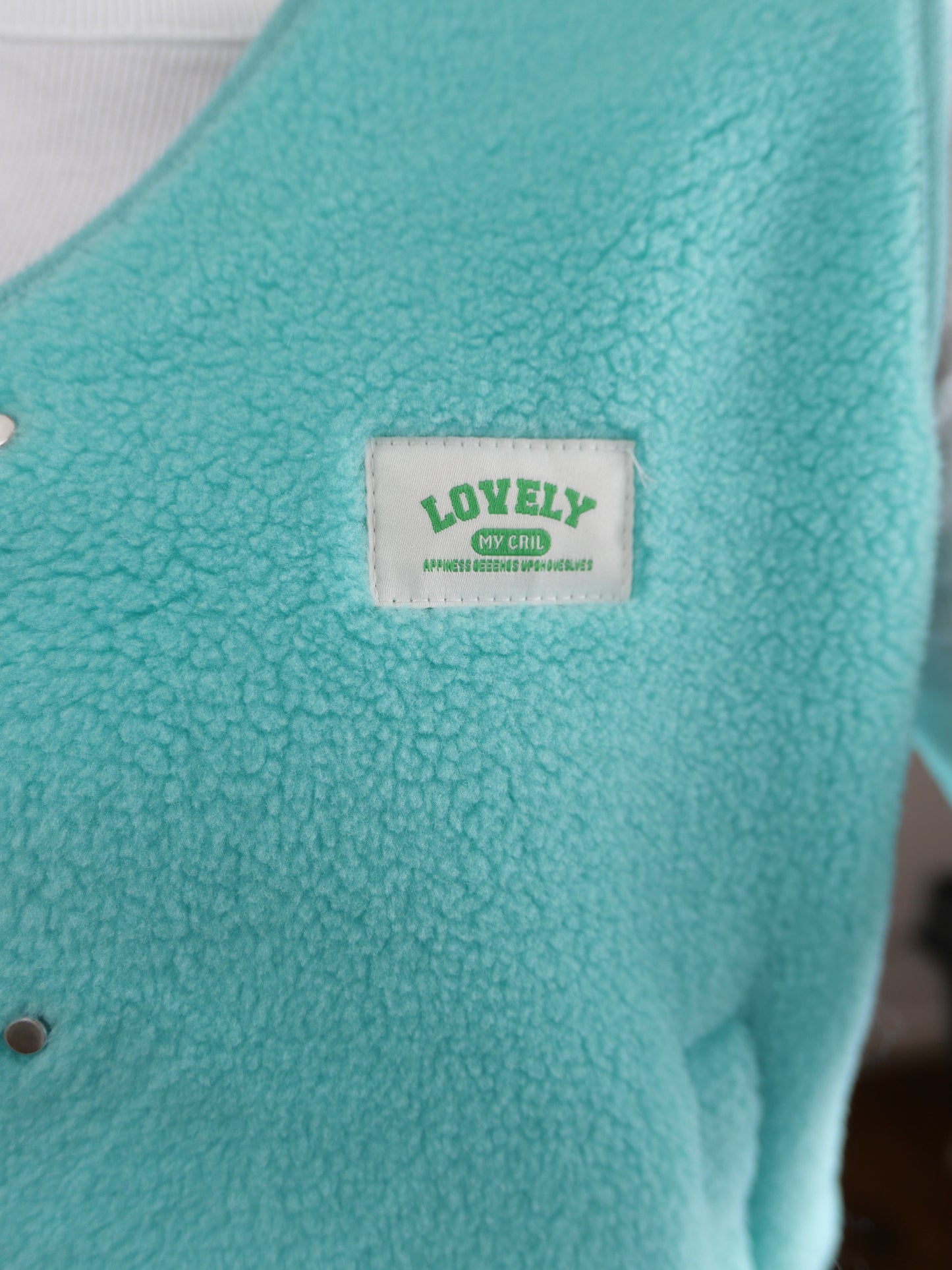TEDDY Weste Light Blue - Bylillysophie