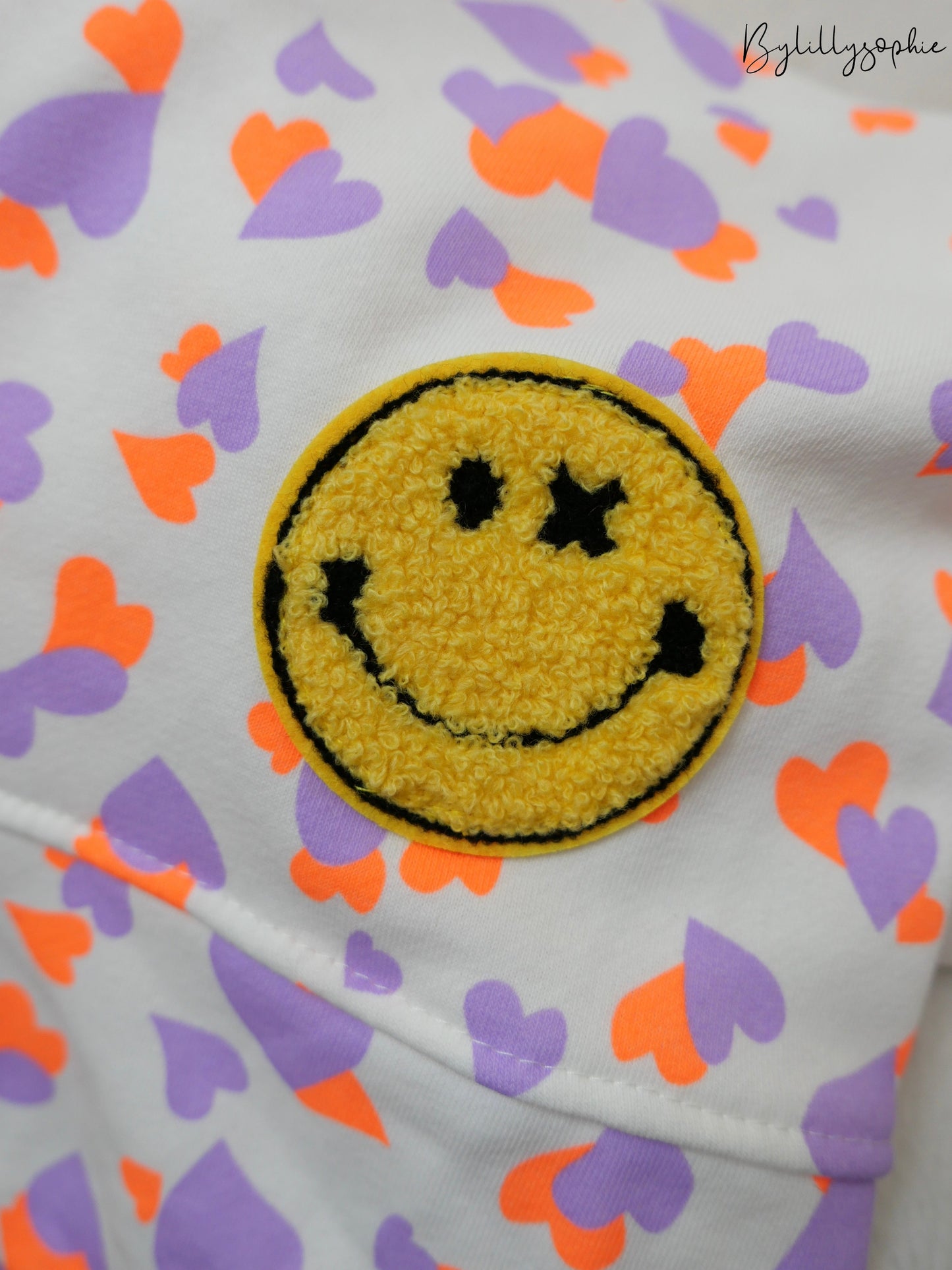 THE HAPPY SWEATER Lila/Orange - Bylillysophie