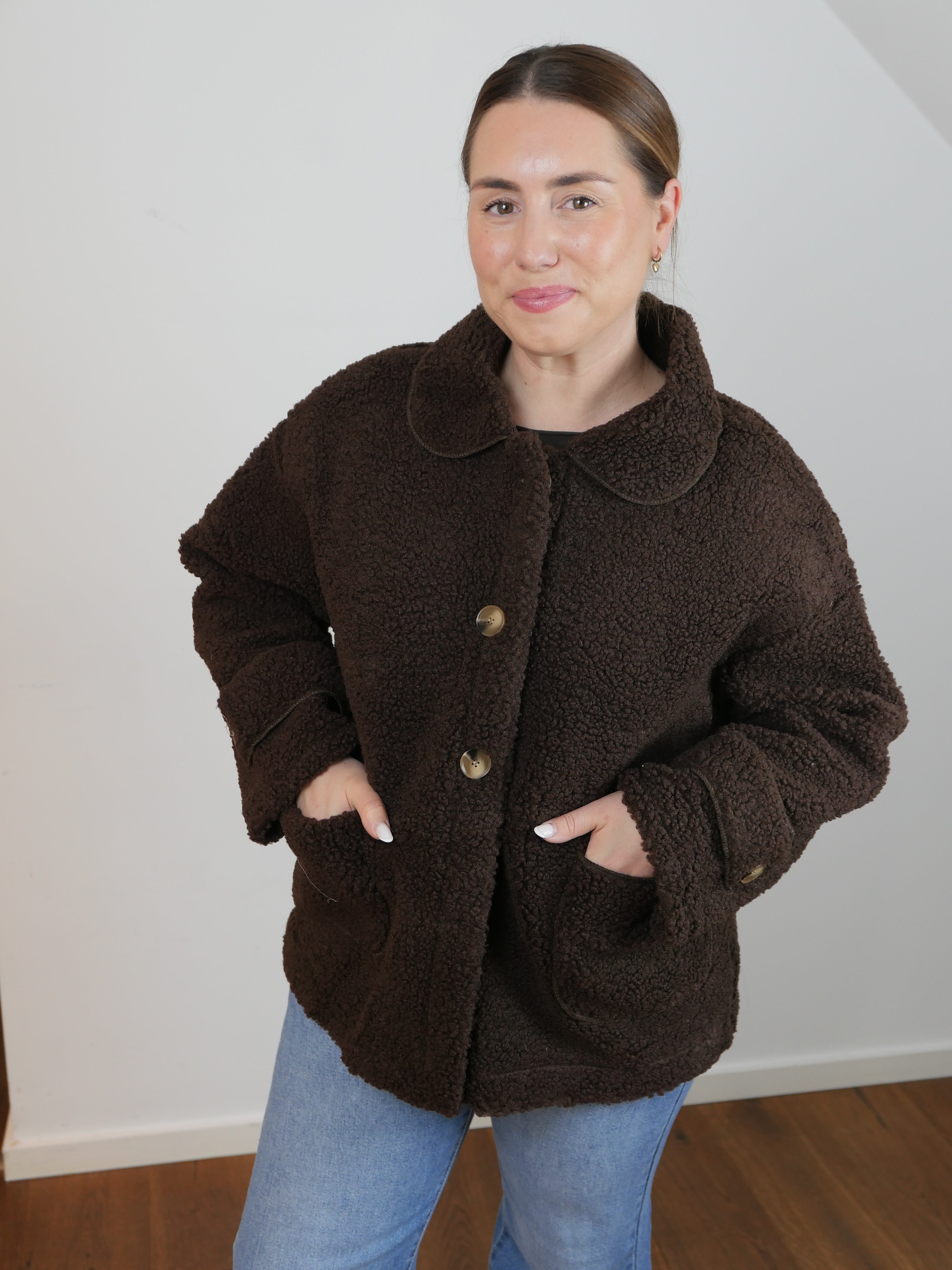 TILDA Teddy - Jacke Schokobraun - Bylillysophie.com⎢Mode & Accessoires