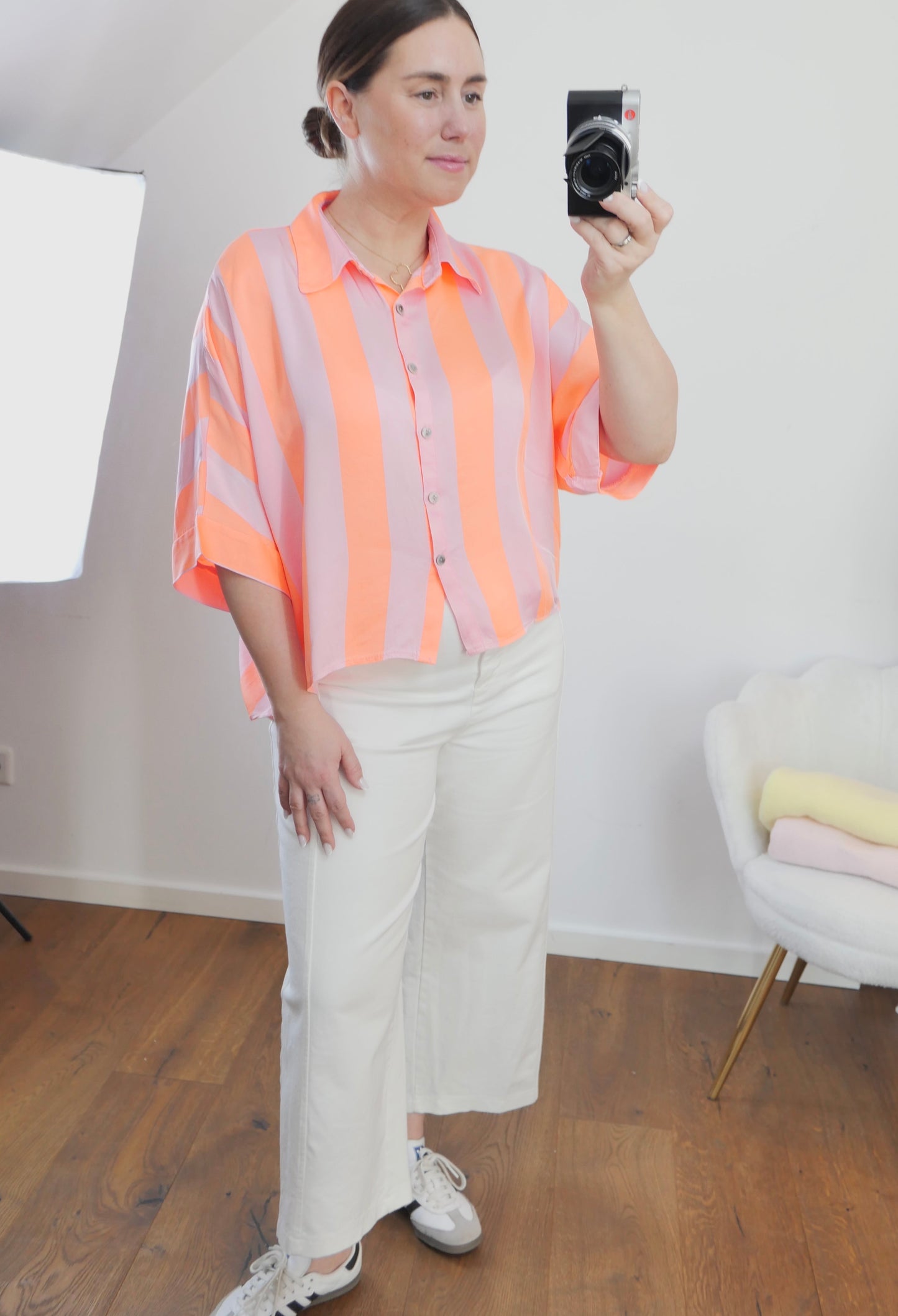 WHITE Jeans 7/8 Weiss - Bylillysophie