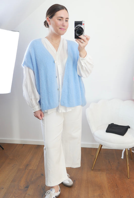 WHITE Jeans 7/8 Weiss - Bylillysophie