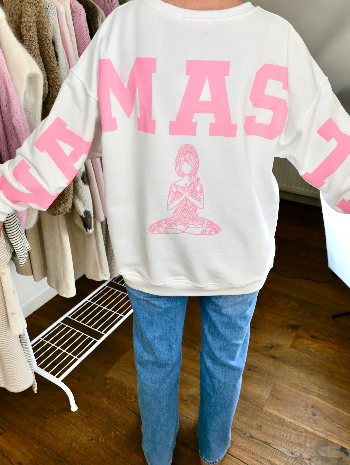 NAMASTE Pullover rosa