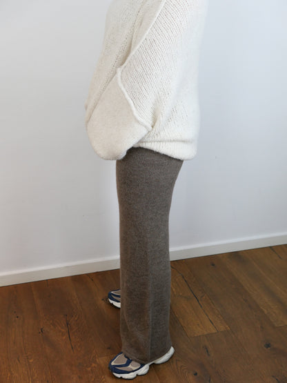 COZY PANTS Strickhose Schoko
