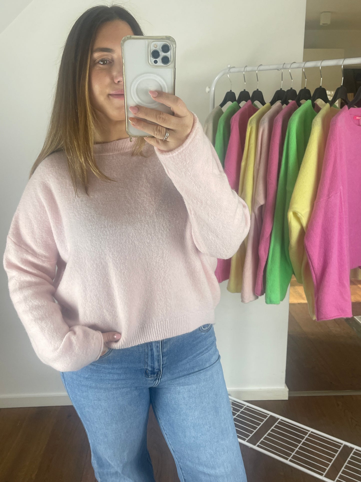 ALPAKA Pullover Pink