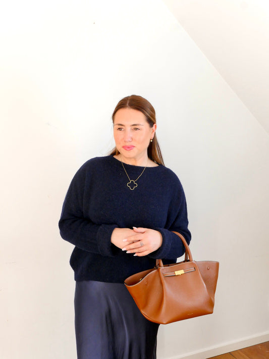 ALBA Alpaka Pullover Navi - Bylillysophie.com⎢Mode & Accessoires