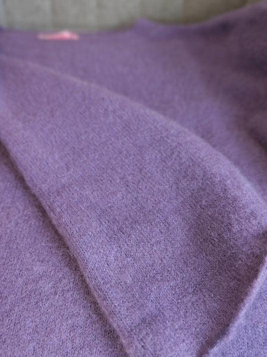 ALBA Alpaka Pullover Pflaume - Bylillysophie.com⎢Mode & Accessoires