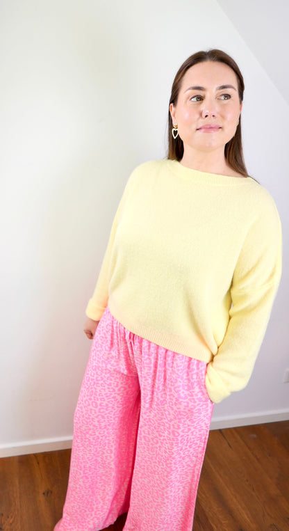 ALPAKA Pullover Gelb - Bylillysophie