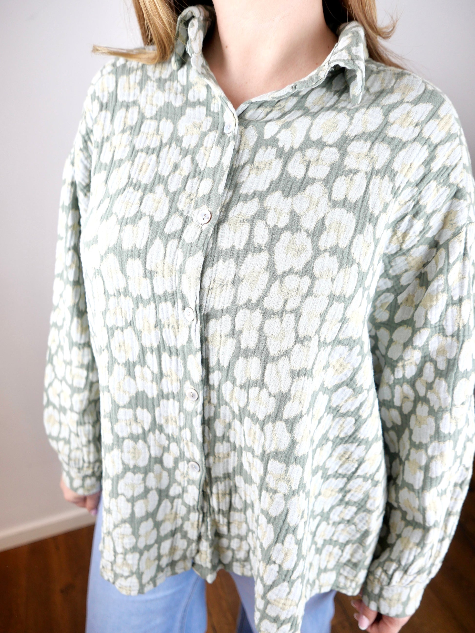 AVA Leo Musselin Khaki - Bylillysophie