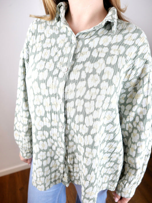 AVA Leo Musselin Khaki - Bylillysophie
