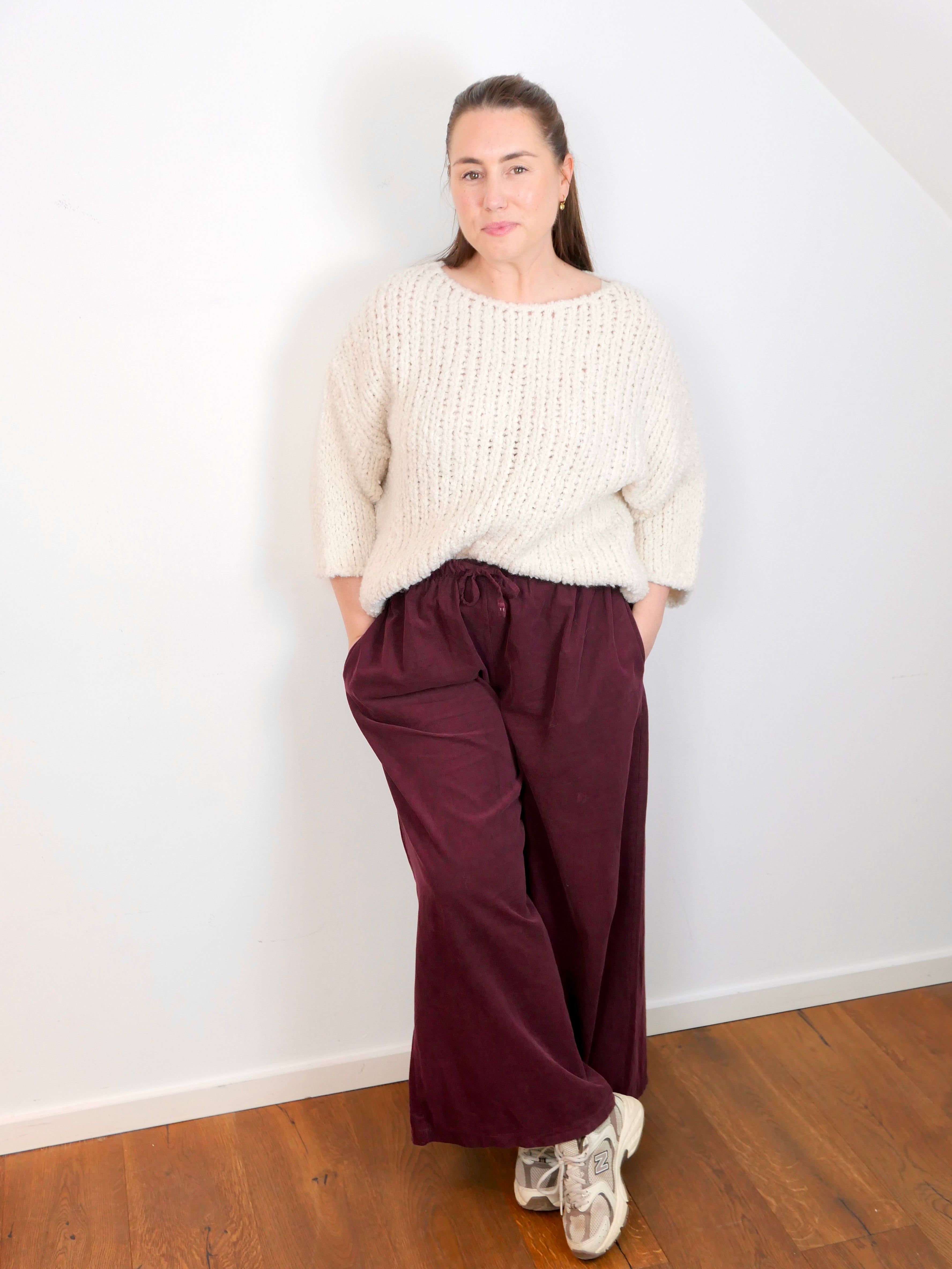 IVY Pullover Grobstrick Creme - Bylillysophie.com⎢Mode & Accessoires