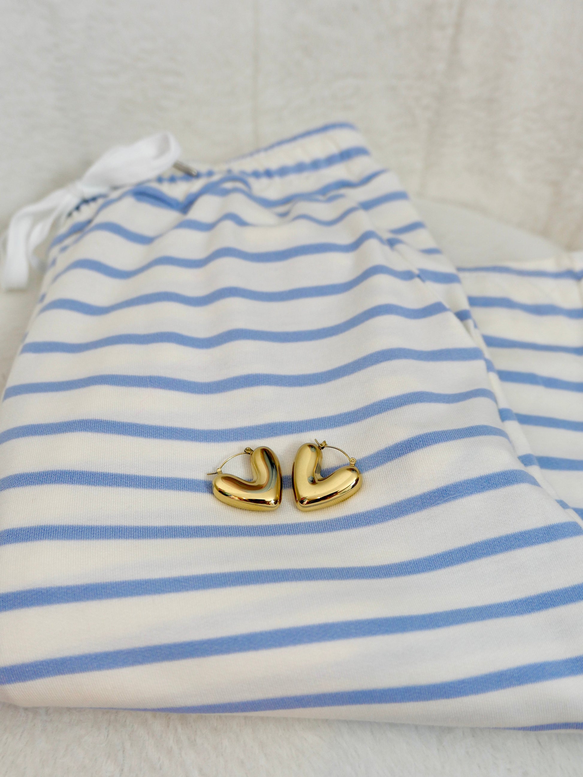 LAUNCH Pants Blau gestreift - Bylillysophie
