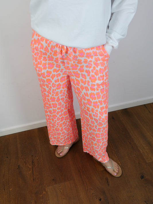 LEOCLEO Musselin Hose Orange - Bylillysophie.com⎢Mode & Accessoires