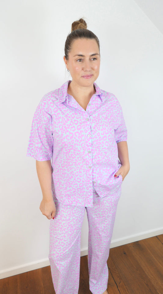 LEOLINO Bluse & Hose Lila - Bylillysophie.com⎢Mode & Accessoires