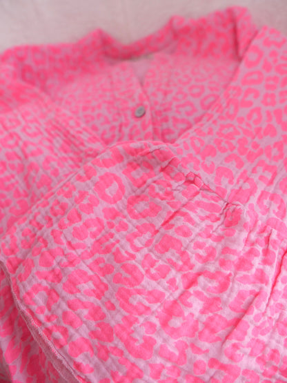 LEOLOVE Musselin Kleid Pink - Bylillysophie.com⎢Mode & Accessoires